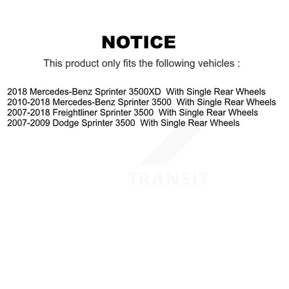 [Avant et Arrière] Étrier de frein pour Sprinter 3500 Mercedes-Benz Dodge Freightliner 3500XD KBC-100863
