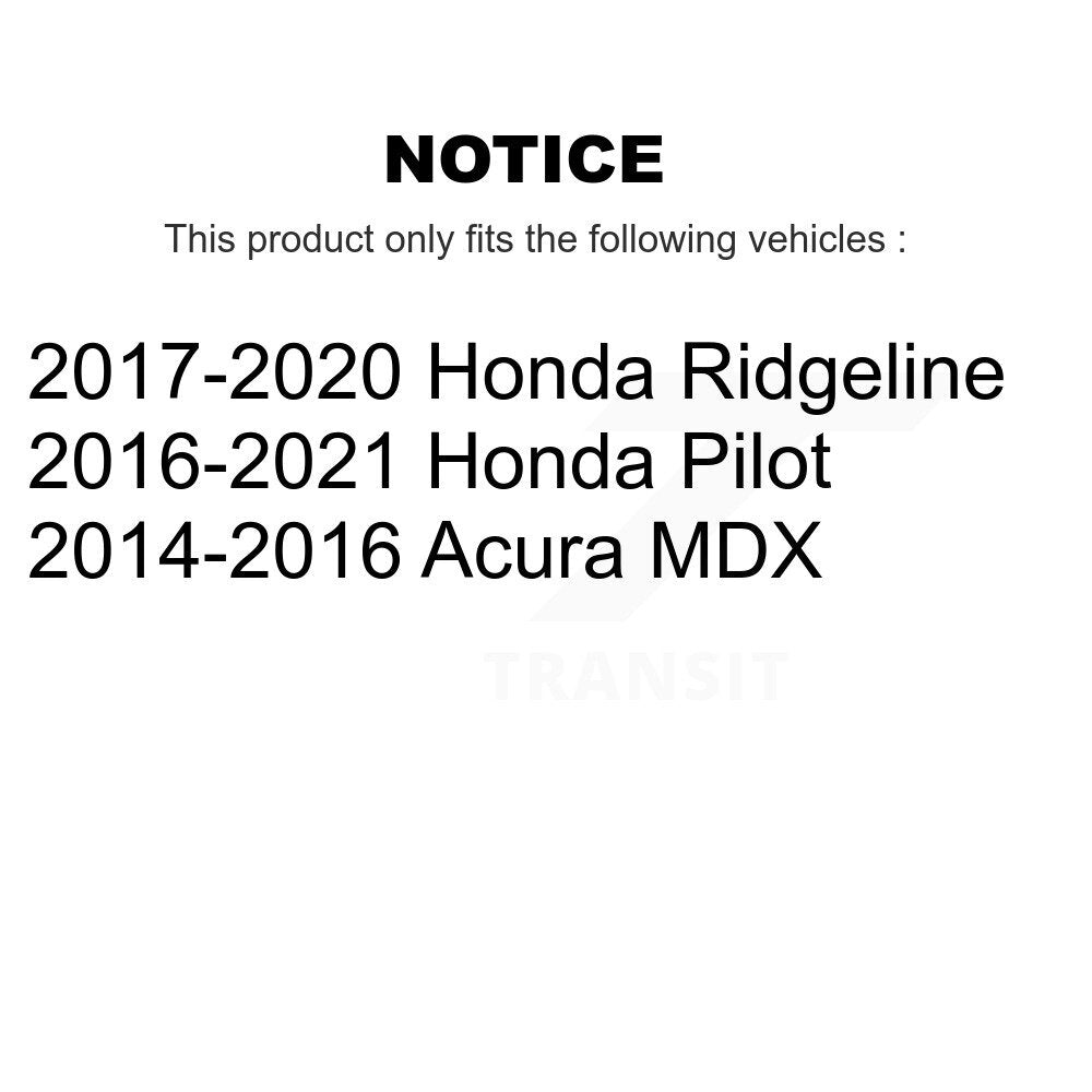 [Avant et Arrière] Étrier de frein pour Honda Pilot Ridgeline Acura MDX KBC-100868