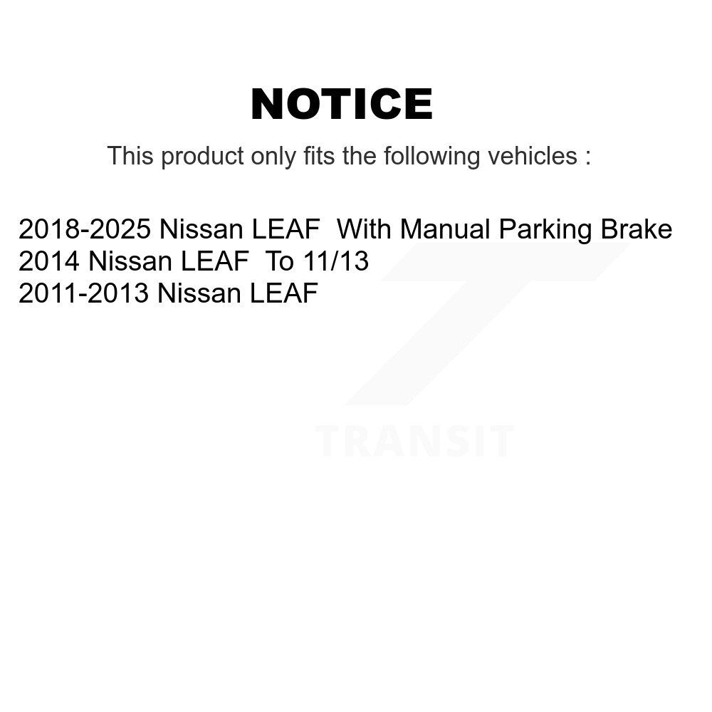 [Avant et Arrière] Étrier de frein pour Nissan LEAF KBC-100872