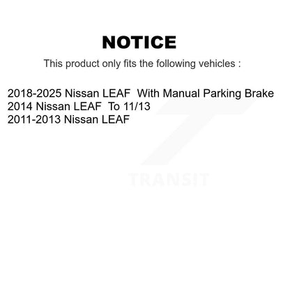 [Avant et Arrière] Étrier de frein pour Nissan LEAF KBC-100872
