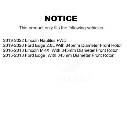 [Avant et Arrière] Étrier de frein pour Ford Edge Lincoln MKX Nautilus KBC-100877