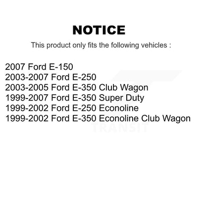 [Avant et Arrière] Étrier de frein pour Ford E-350 Super Duty E-250 Club Wagon Econoline E-150 KBC-100883