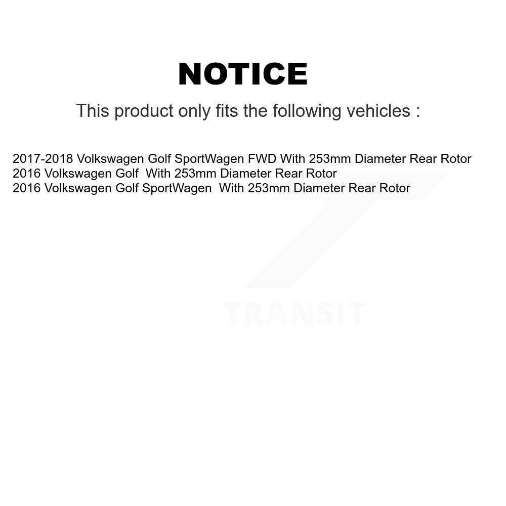 [Avant et Arrière] Étrier de frein pour Volkswagen Golf SportWagen KBC-100895
