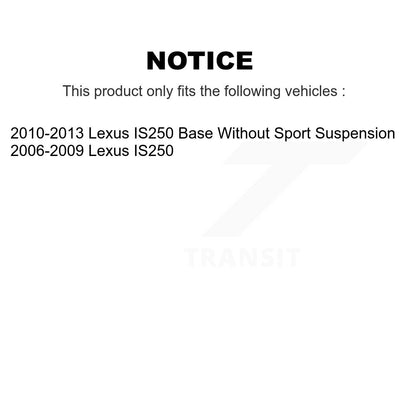 [Arrière] Disque et plaquette de frein pour Lexus IS250 KC8-100001T