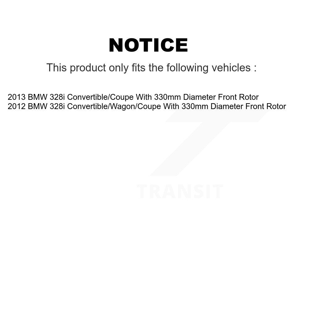 [Avant] Disque et plaquette de frein pour BMW 328i KC8-100024N