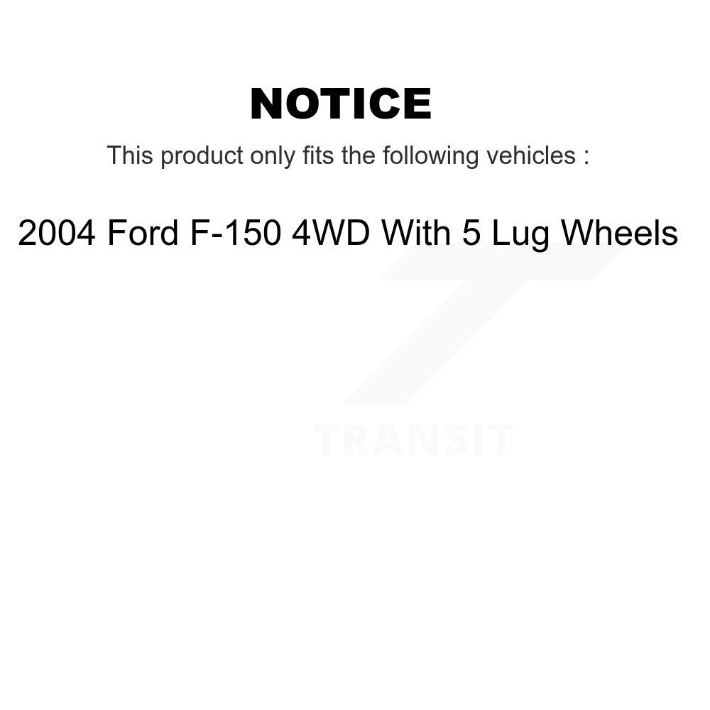 [Avant] Disque et plaquette de frein pour 2004 Ford F-150 4WD With 5 Lug Wheels KC8-100027C