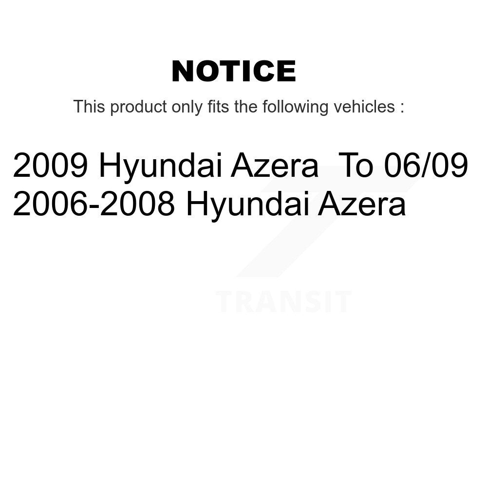 [Arrière] Disque et plaquette de frein pour Hyundai Azera KC8-100031T