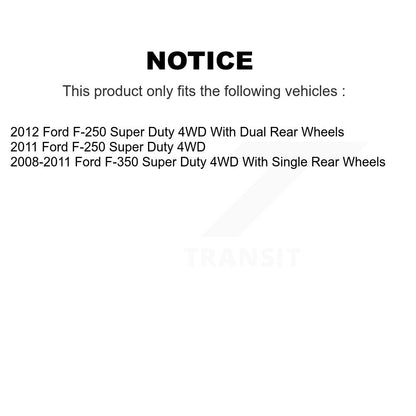 [Avant] Disque et plaquette de frein pour Ford F-350 Super Duty F-250 4WD KC8-100035C