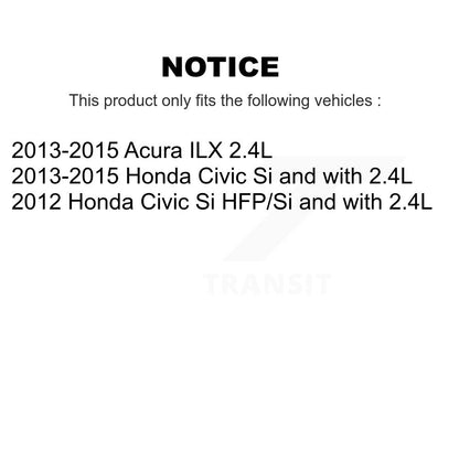 [Avant] Disque et plaquette de frein pour Honda Civic Acura ILX KC8-100038N