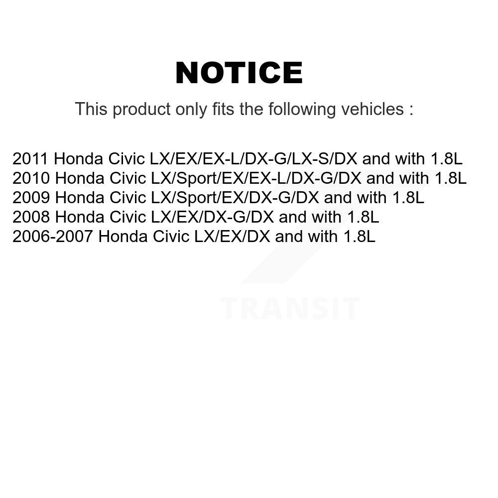 [Avant] Disque et plaquette de frein pour Honda Civic KC8-100087N