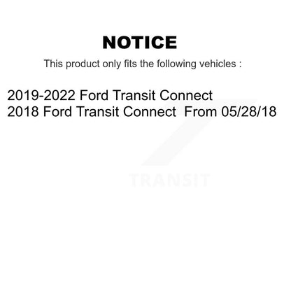 [Avant] Disque et plaquette de frein pour Ford Transit Connect KC8-100103S