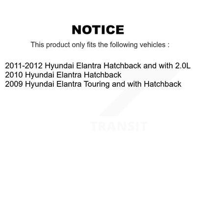 [Arrière] Disque et plaquette de frein pour Hyundai Elantra KC8-100107T