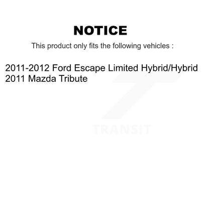 [Avant] Disque et plaquette de frein pour Ford Escape Mazda Tribute KC8-100117S