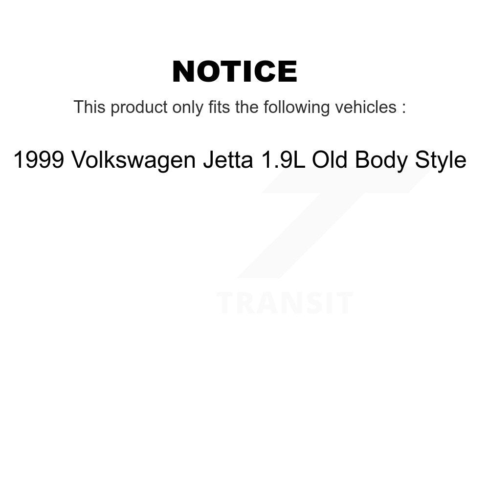 [Avant] Disque et plaquette de frein pour Volkswagen Jetta 1.9L Old Body Style KC8-100118N
