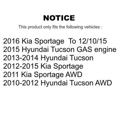 [Avant] Disque et plaquette de frein pour Hyundai Tucson Kia Sportage KC8-100128C