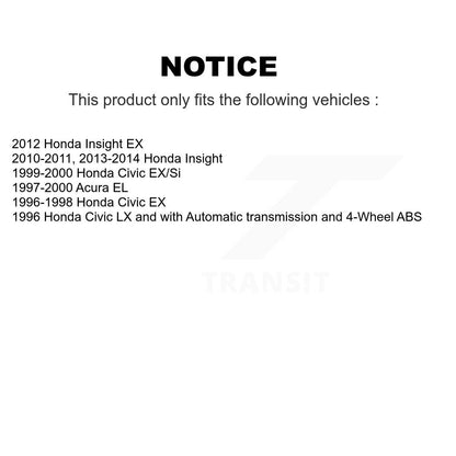 [Avant] Disque et plaquette de frein pour Honda Civic Acura EL Insight KC8-100155S