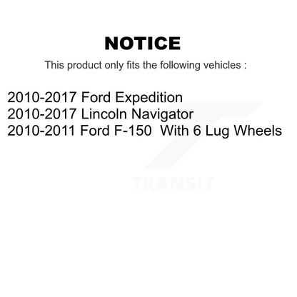 [Avant] Disque et plaquette de frein pour Ford F-150 Expedition Lincoln KC8-100167N