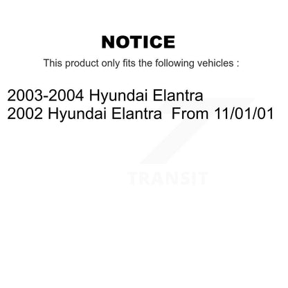 [Avant] Disque et plaquette de frein pour Hyundai Elantra KC8-100186S