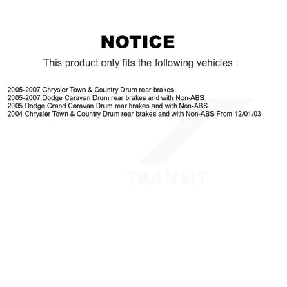 [Avant] Disque et plaquette de frein pour Dodge Caravan Grand Chrysler Town & KC8-100193N
