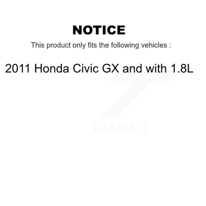 [Avant] Disque et plaquette de frein pour 2011 Honda Civic GX with 1.8L KC8-100212P