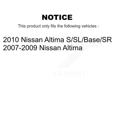[Avant] Disque et plaquette de frein pour Nissan Altima KC8-100213C