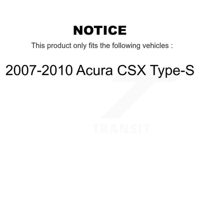 [Avant] Disque et plaquette de frein pour 2007-2010 Acura CSX Type-S KC8-100219S