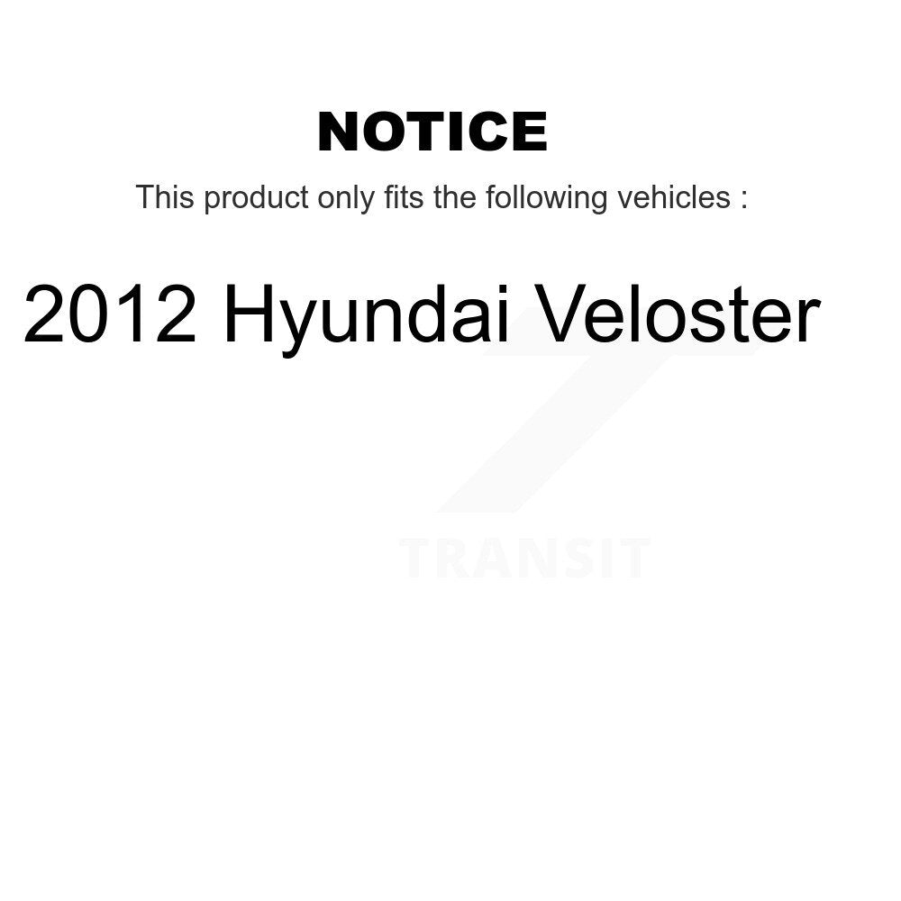 [Avant] Disque et plaquette de frein pour 2012 Hyundai Veloster KC8-100223C