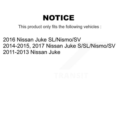 [Avant] Disque et plaquette de frein pour Nissan Juke KC8-100232N