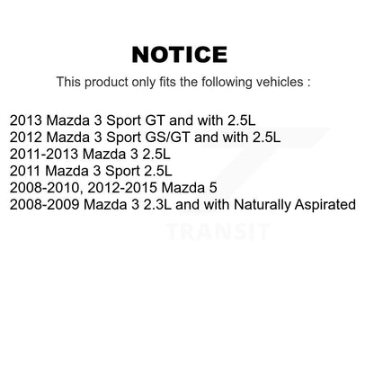 [Avant] Disque et plaquette de frein pour Mazda 3 5 Sport KC8-100241S