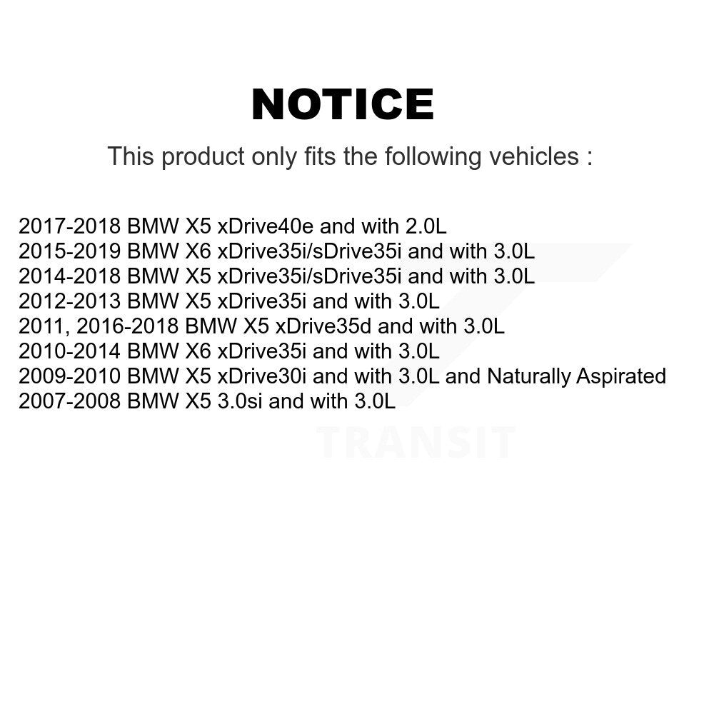 [Arrière] Disque et plaquette de frein pour BMW X5 X6 KC8-100296T