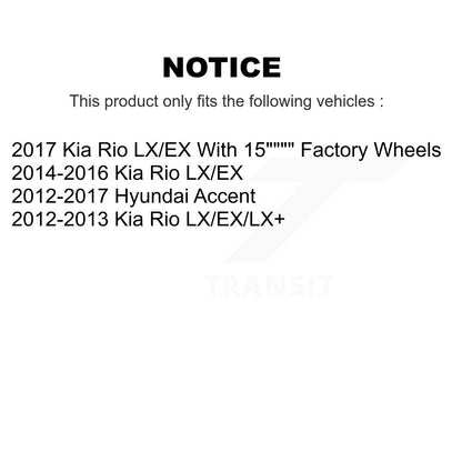 [Avant] Disque et plaquette de frein pour Hyundai Accent Kia Rio KC8-100335C