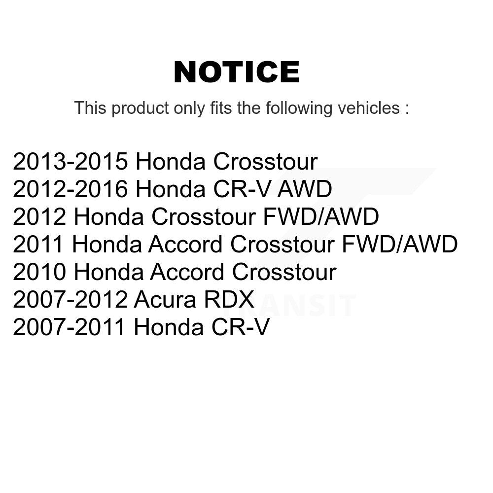 [Avant] Disque et plaquette de frein pour Honda CR-V Acura RDX Accord Crosstour KC8-100452N