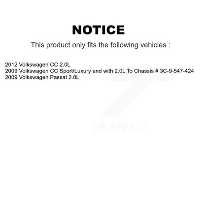 [Arrière] Disque et plaquette de frein pour Volkswagen CC Passat KC8-100501C