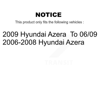 [Arrière] Disque et plaquette de frein pour Hyundai Azera KC8-100556C