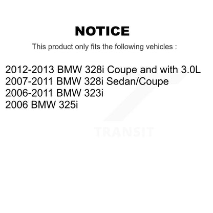[Arrière] Disque et plaquette de frein pour BMW 323i 328i 325i KC8-100586C