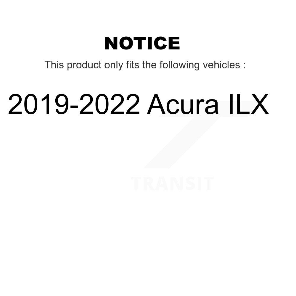 [Avant] Disque et plaquette de frein pour 2019-2022 Acura ILX KC8-100642N