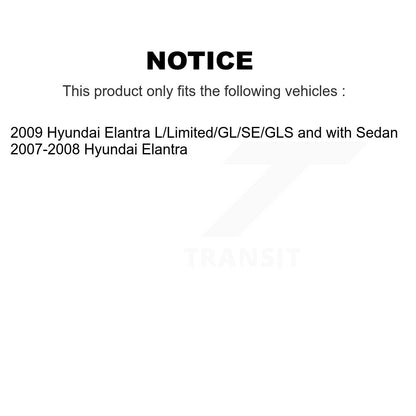 [Arrière] Disque et plaquette de frein pour Hyundai Elantra KC8-100680C