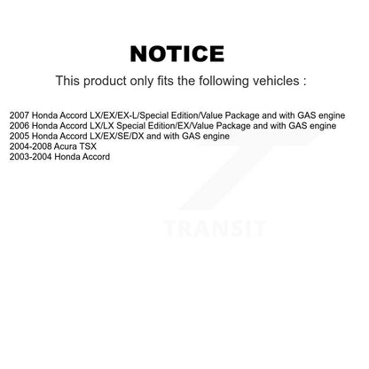 [Arrière] Disque et plaquette de frein pour Honda Accord Acura TSX KC8-100713C