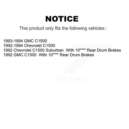 [Avant] Disque et plaquette de frein pour C1500 Chevrolet GMC Suburban KC8-100733C