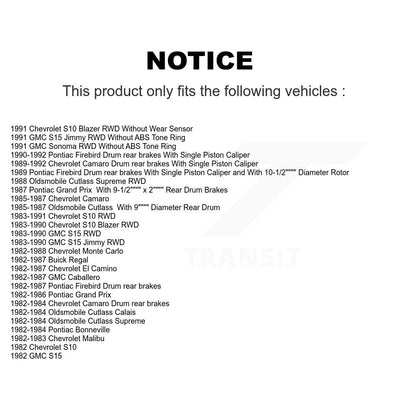 [Avant et Arrière] Disque et plaquette de frein pour Chevrolet El KC8-100766C