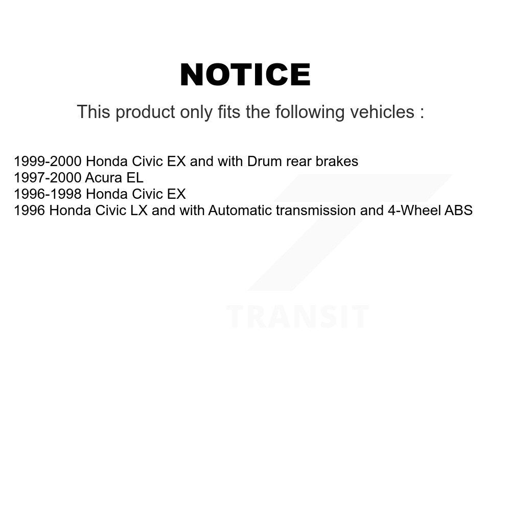 [Avant et Arrière] Disque et plaquette de frein pour Honda Civic Acura EL KC8-100832S