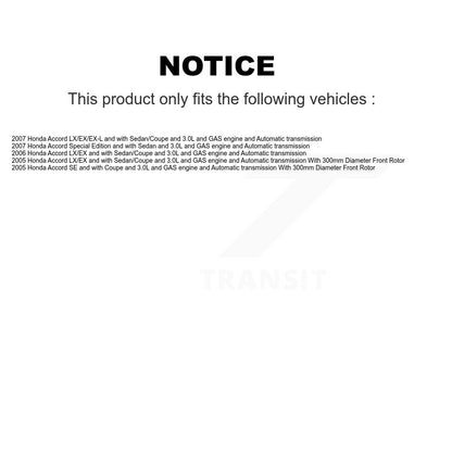 [Avant et Arrière] Disque et plaquette de frein pour Honda Accord KC8-101028C
