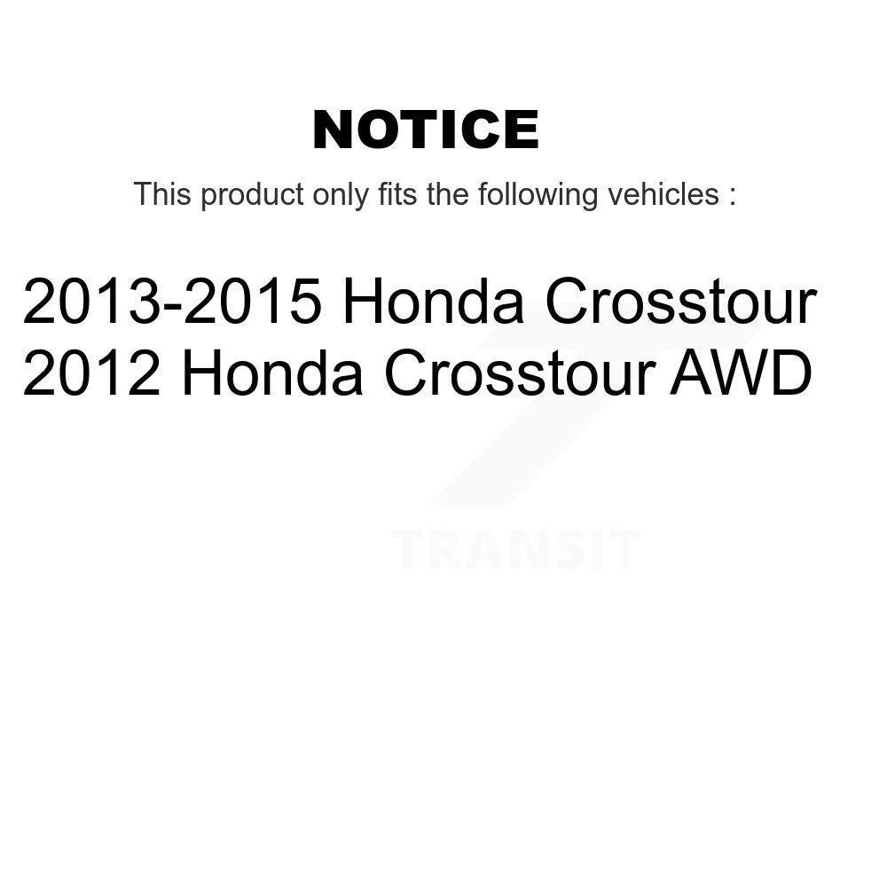 [Avant et Arrière] Disque et plaquette de frein pour Honda Crosstour KC8-101055C