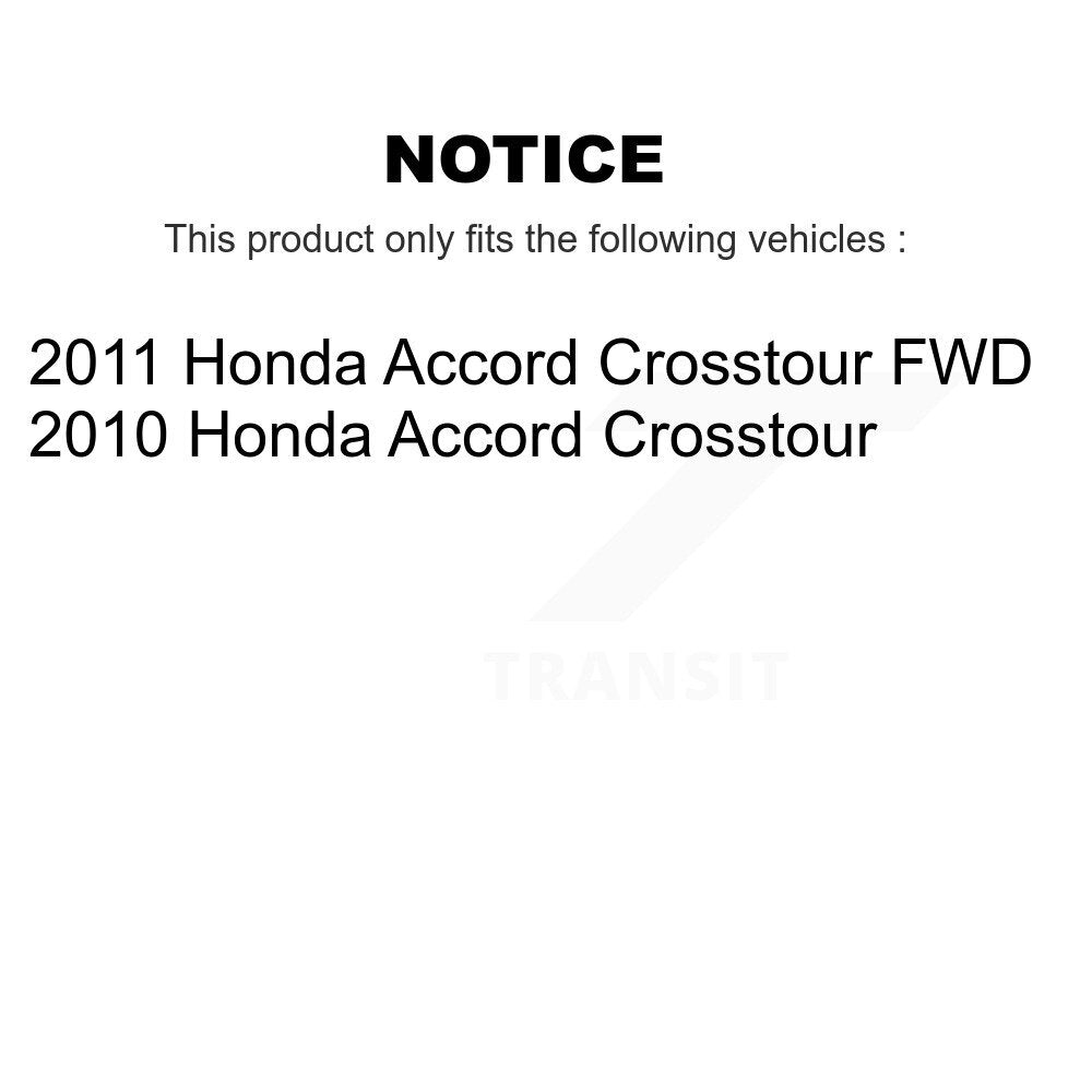 [Avant et Arrière] Disque et plaquette de frein pour Honda Accord Crosstour KC8-101063C
