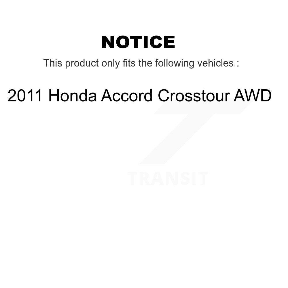 [Avant et Arrière] Disque et plaquette de frein pour 11 Honda Accord Crosstour AWD KC8-101064C