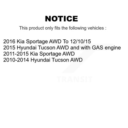 [Avant et Arrière] Disque et plaquette de frein pour Hyundai Tucson Kia Sportage KC8-101072C