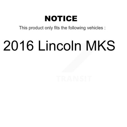 [Avant et Arrière] Disque et plaquette de frein pour 2016 Lincoln MKS KC8-101097C