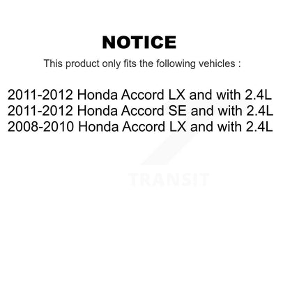 [Avant et Arrière] Disque et plaquette de frein pour Honda Accord KC8-101168C