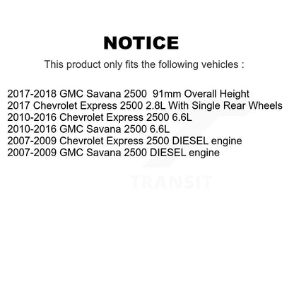 [Avant et Arrière] Disque et plaquette de frein pour GMC Savana 2500 Chevrolet KC8-101204C