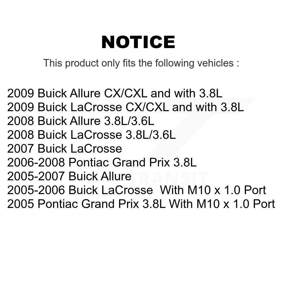 [Avant et Arrière] Disque et plaquette de frein pour Buick LaCrosse Pontiac Grand KC8-101212C